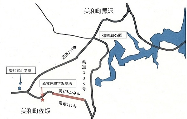 岩国市美和町佐坂の山林の画像