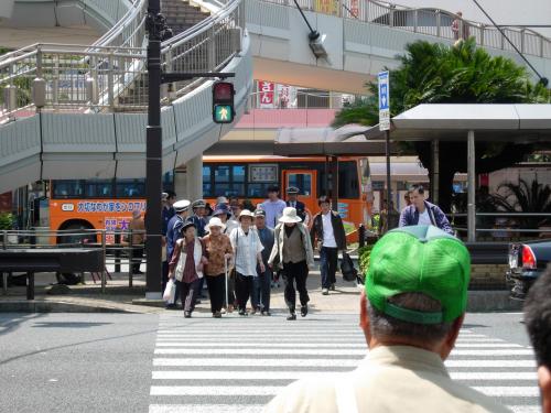 改良型PICSを設置している下関市下関駅東口交差点の画像