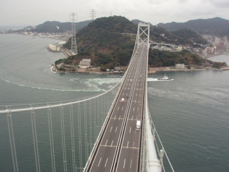 九州との架け橋関門橋の画像