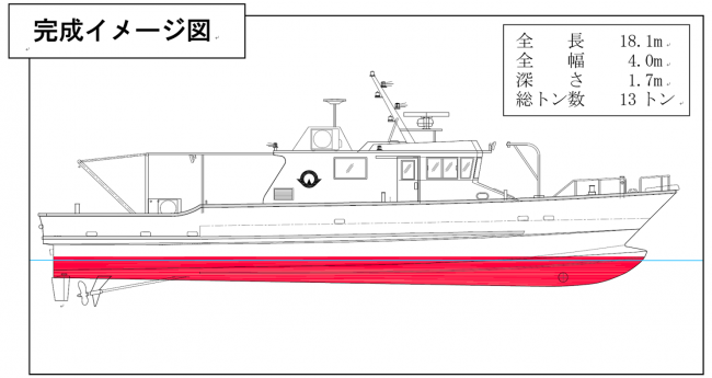 調査船イメージ図
