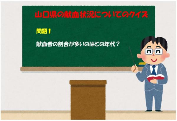 献血者の割合が多いのはどの年代？