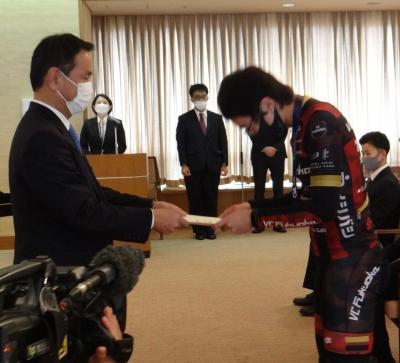 自転車競技の大谷春樹選手