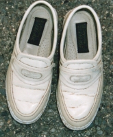白色短靴の画像