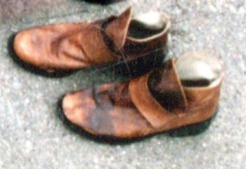 茶色ブーツの画像