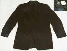 黒色スーツ（上着）の画像