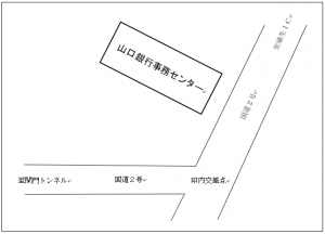 山口銀行事務センターの地図