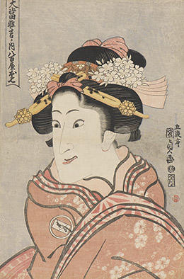 歌川国貞「大当狂言ノ内 八百屋お七」文化11-12年(1814-1815)、神奈川県立歴史博物館