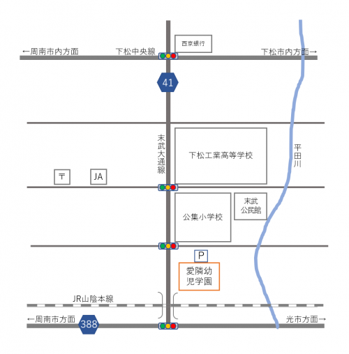 愛隣幼児学園位置図