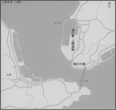 道の駅上関海峡拡大図