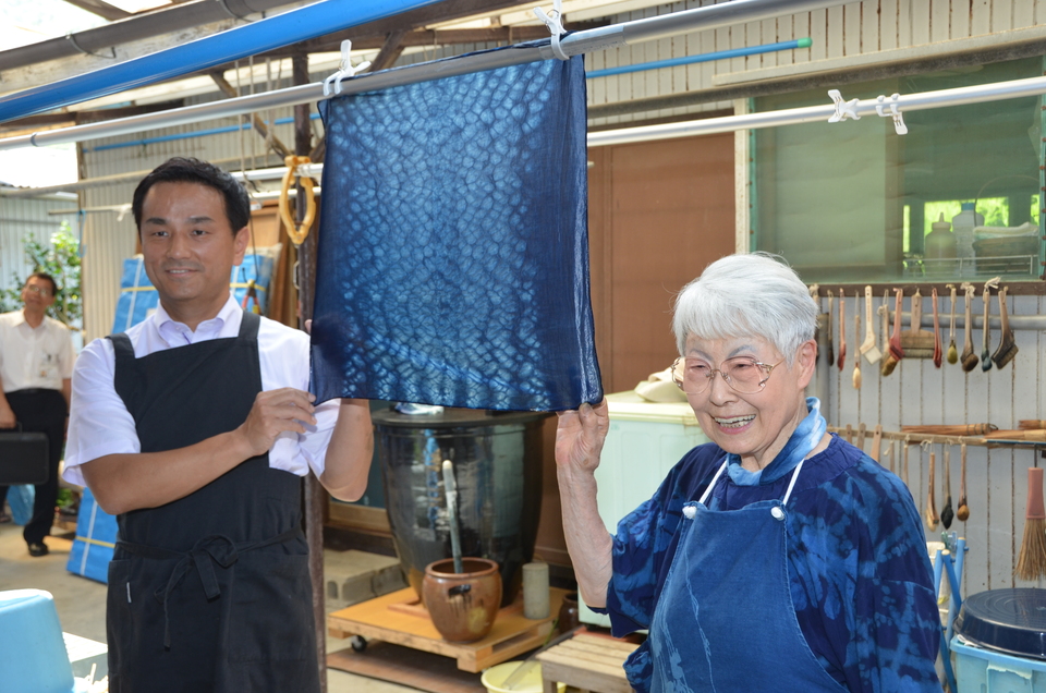 藍と愛の会「アトリエ」の視察