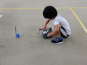 ロボットプログラミング教室の様子