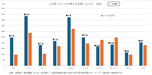 支出　グラフ