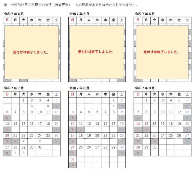 4月～9月