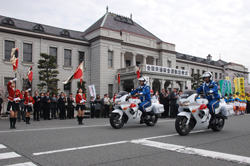 春の交通安全運動出発式