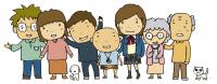 百太くんの家族イラストいらすと２