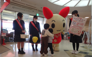 高校生による献血の呼びかけ1