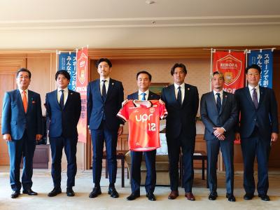 レノファ山口ＦＣ　知事表敬訪問
