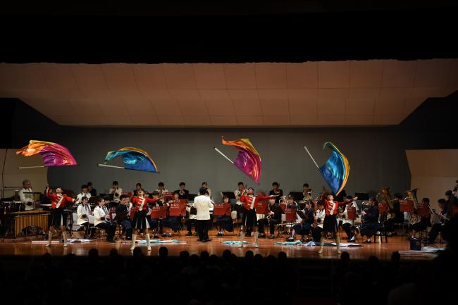 賛助出演～山口県立萩高等学校吹奏楽部との合同演奏No.2