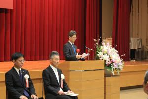 表彰式　官房審議官　祝辞（代理）