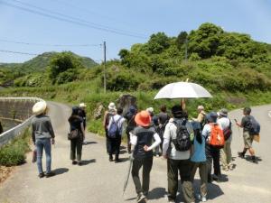 歴史探訪の様子