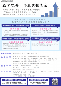 経営改善・再生支援資金フライヤー