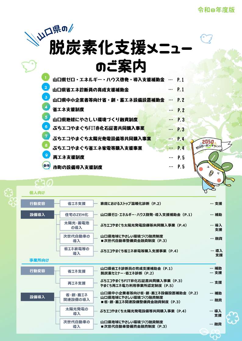 R8リーフレット画像（表紙）