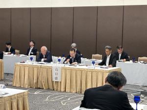 中国五県議会正副議長会議の様子