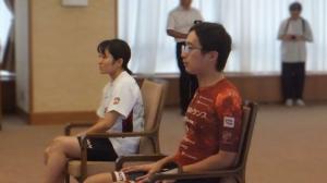 認定選手2人の写真