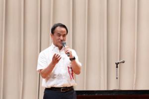 知事激励の写真