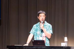 発表者かめいたかふみさんの写真