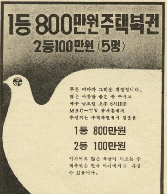 韓国の福券の画像