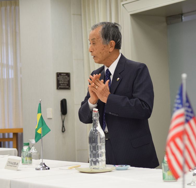 ブラジル山口県人会　要田会長 President Yoda