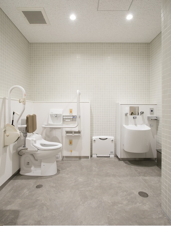バリアフリー対応のトイレの写真