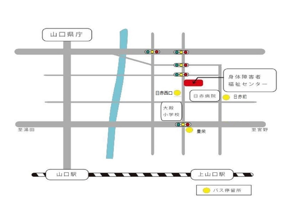 身体障害者福祉センター地図