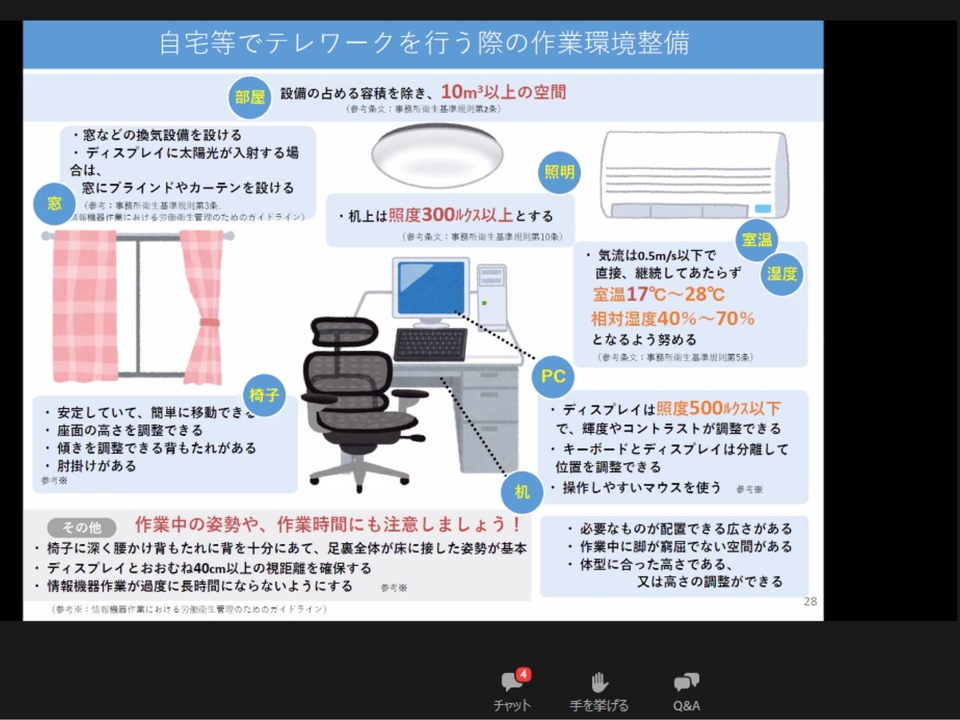 テレワークセミナー（ウエブセミナー）の画像