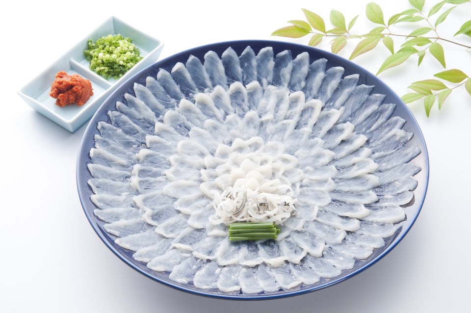 image:Pffer Fish Sashimi