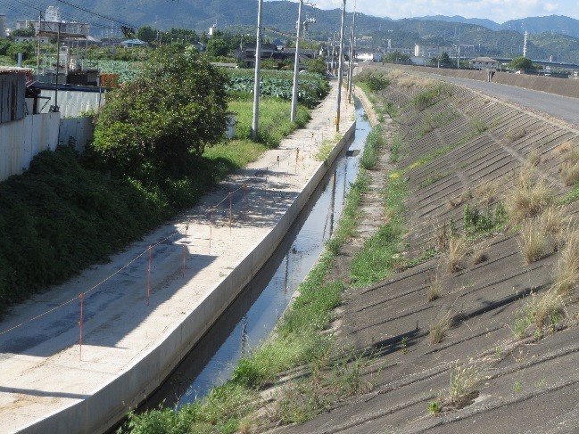 水路整備（岩国市）の写真