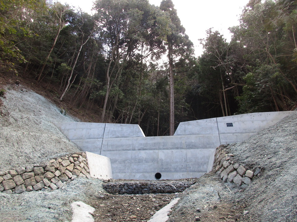 予防治山（谷止工）の写真