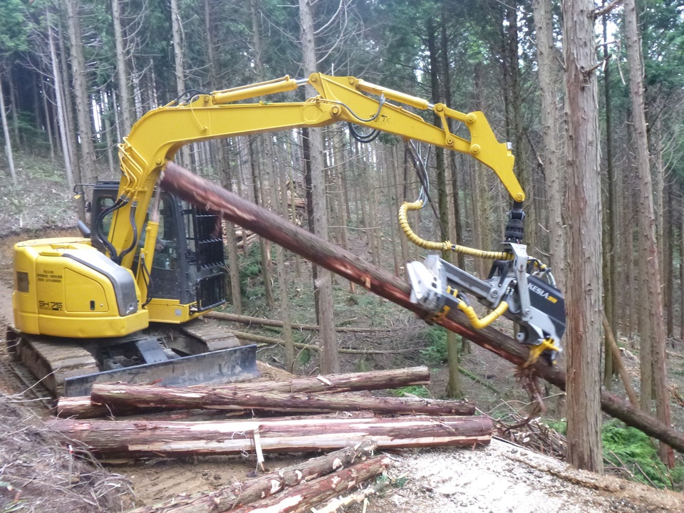 高性能林業機械の導入の画像