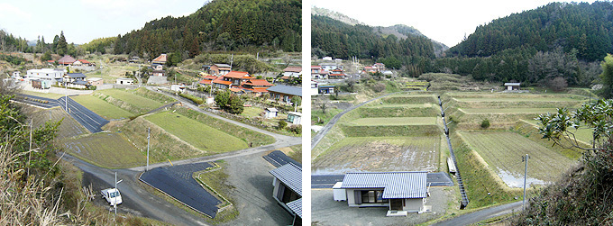 大道理鹿野地地区の棚田の画像