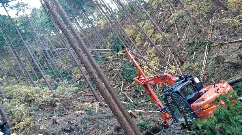 主索ウインチ付きスイングヤーダの画像1