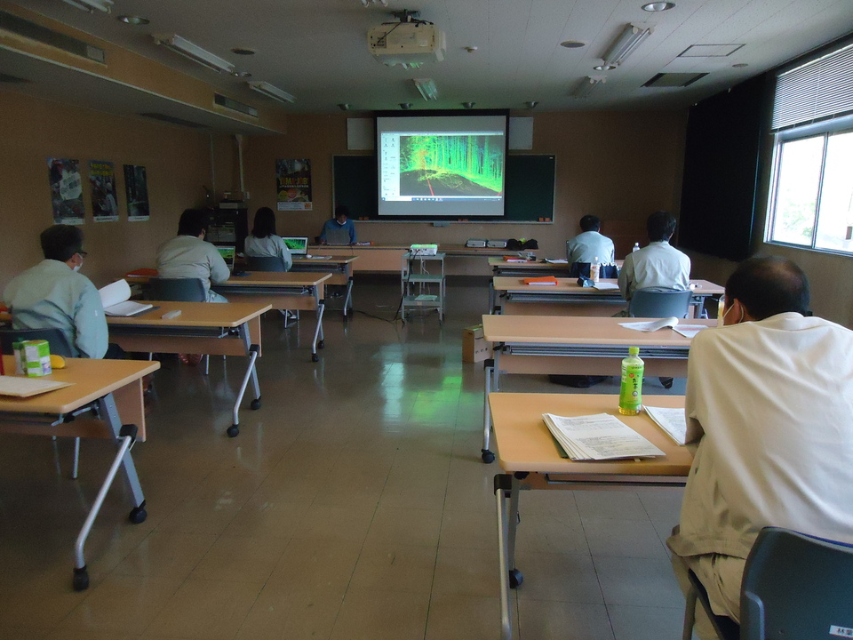 机上演習の様子の画像