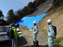 治山現場の見学と業務体験の画像