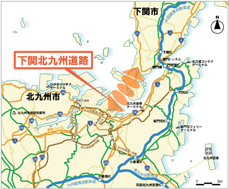 下関北九州道路についての画像