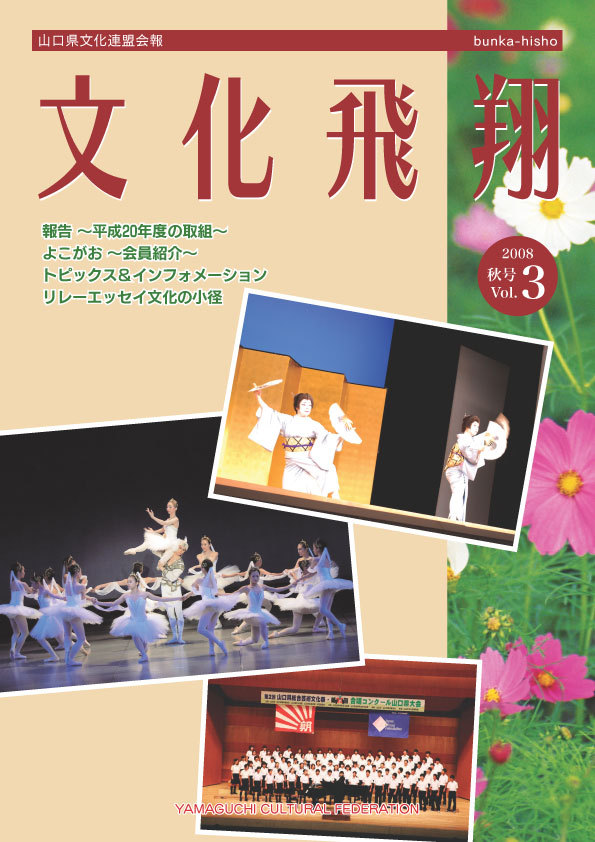 「文化飛翔 2008 秋 Vol.3 」（3号）の画像