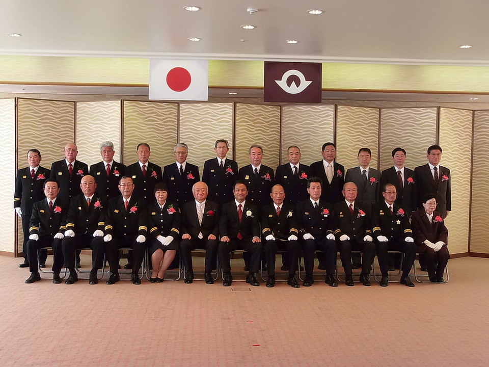 山口県消防表彰式