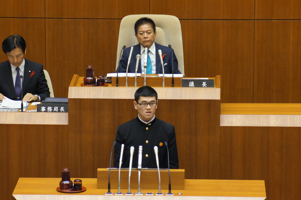 高校生議員からの質問