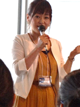 沖永優子さんによる魅力発信のためのセミナー『伝えることを　楽しもう』の様子です。