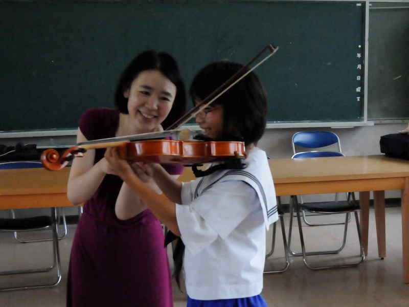 ヴァイオリンの演奏体験
