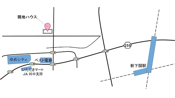 現地ハウス（集合場所）